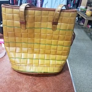 Brahmin vintage woven purse
